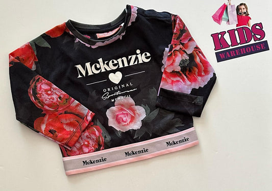 Mckenzie Black & Red Top Size 1