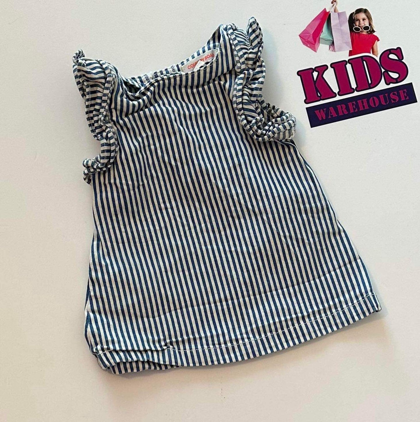 Country Road Navy & White Stripe Dress Size 000