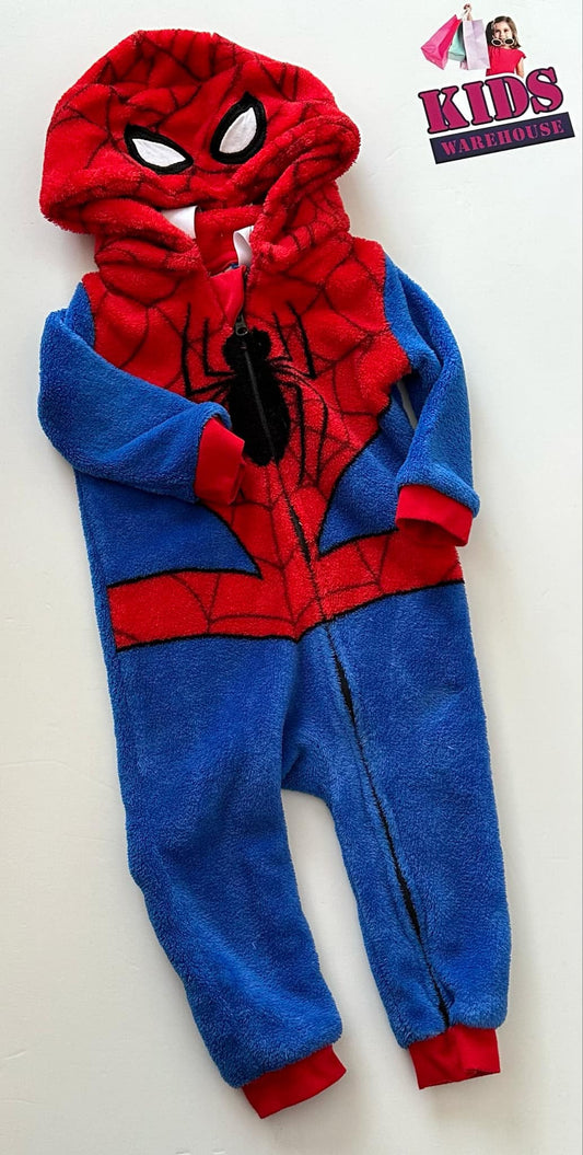 Spider-Man Fluffy Jumpsuit Size 0