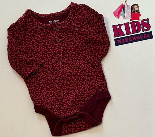 Baby Gap Red Bodysuit Size 000