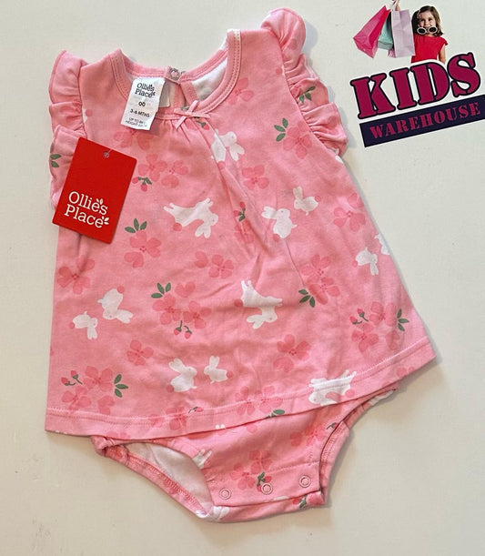 Ollies Place Pink Bodysuit Size 00