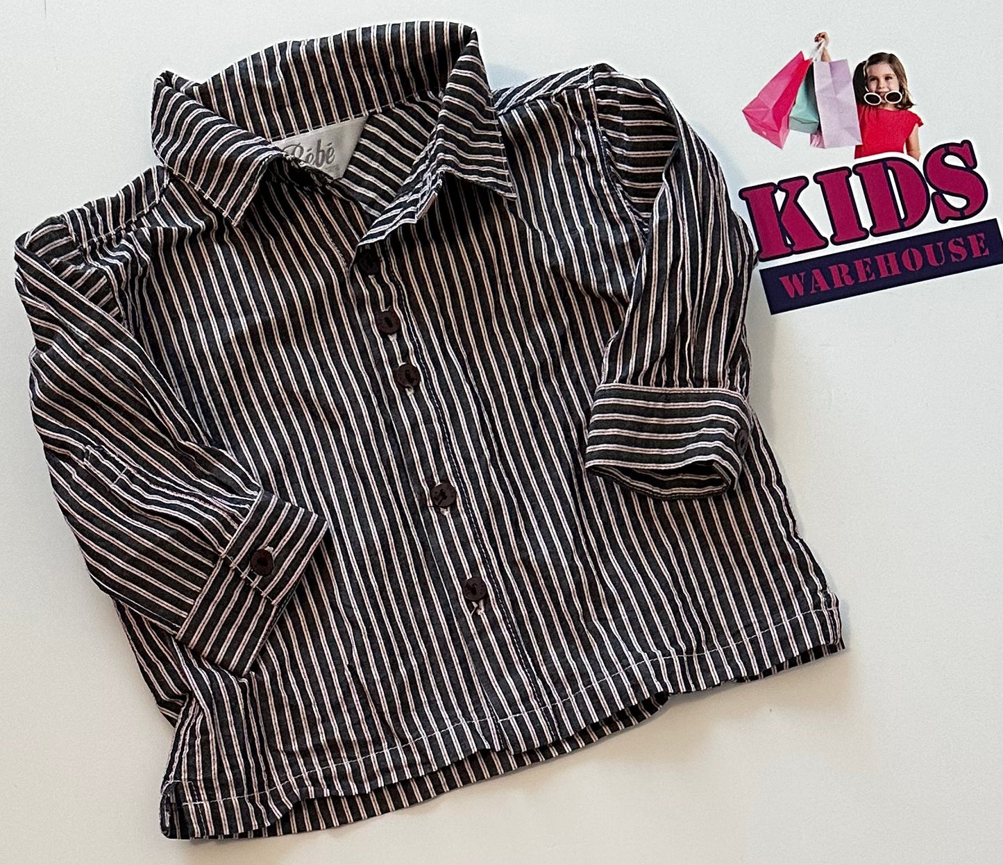 Bebe Stripe Shirt Size 00