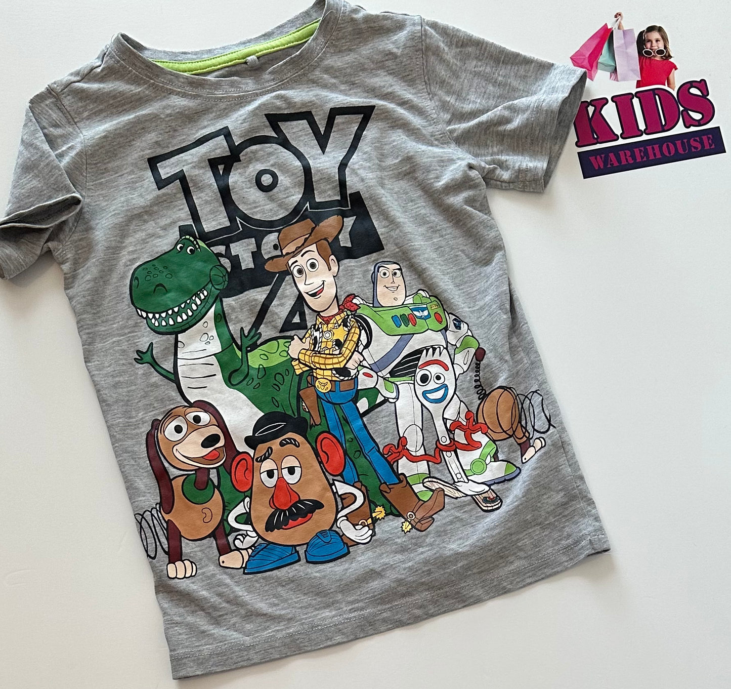 Toy Story Grey Top Size 4