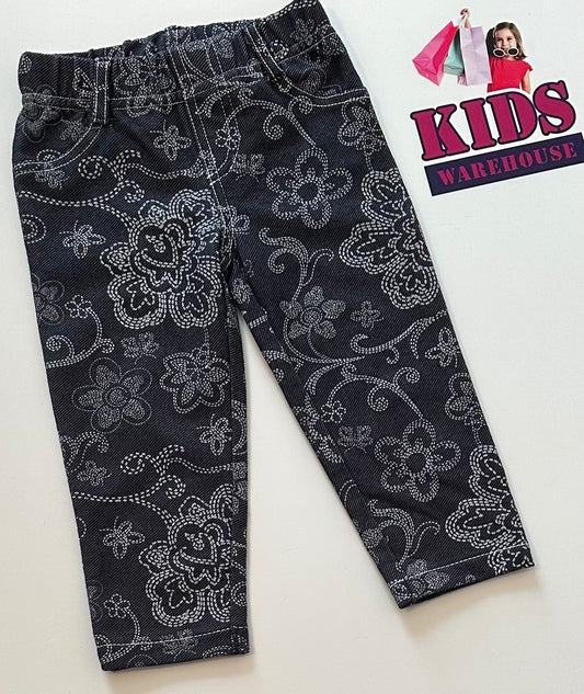 Ricochet Floral Print Jeggings Size 00