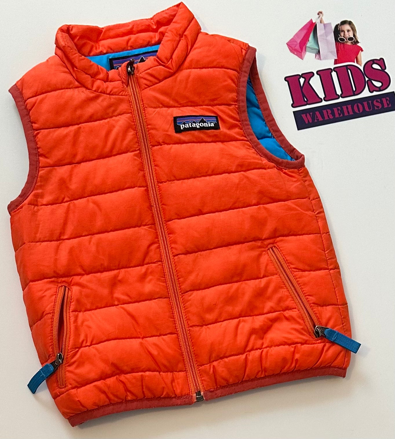 Patagonia Orange Puffer Vest Size 1 – Kids Warehouse AU