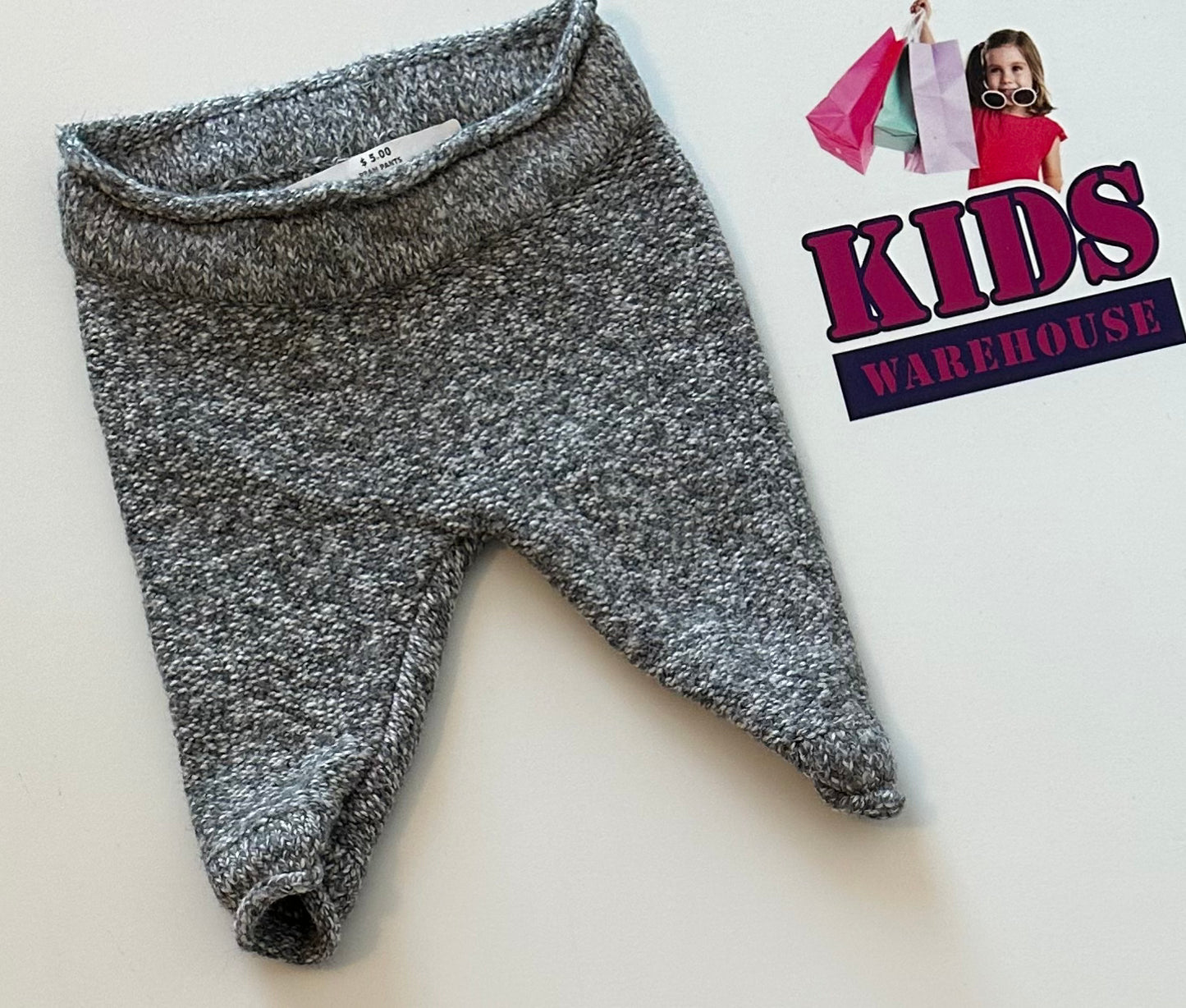 Premature Grey Knit Pants Size 00000