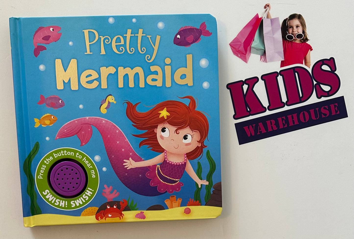 Pretty Mermaid (Press the Button)  Board Book