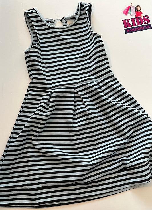 Mini Moi Blue & Black Dress Size 7-8