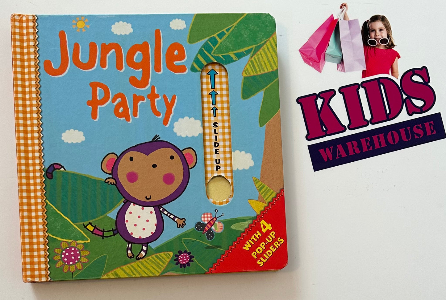 Jungle Party (Board Book with 4 Pop Up Sliders)
