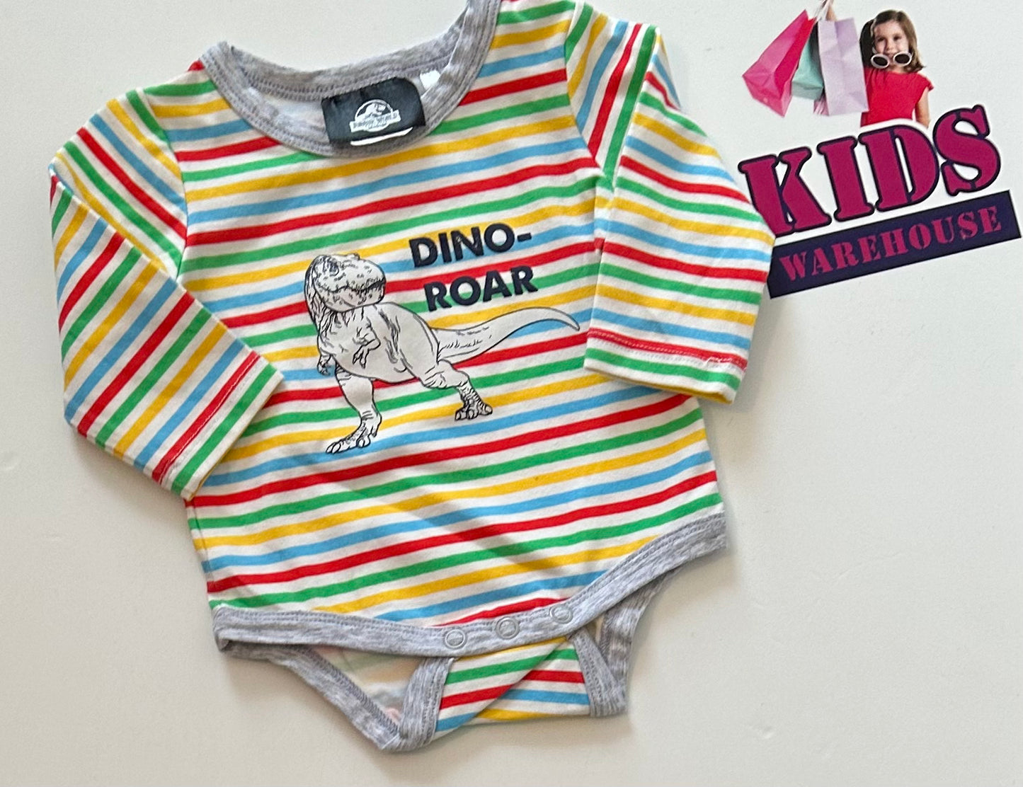 Jurassic World Stripe Bodysuit Size 000