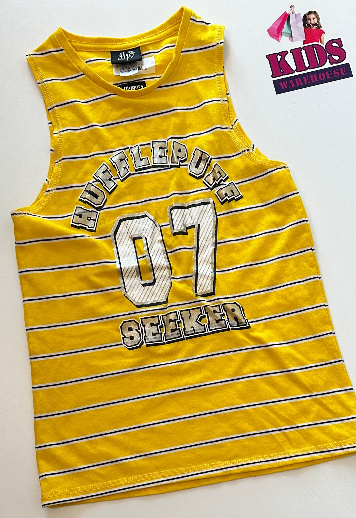 Harry Potter Yellow Top Size 14