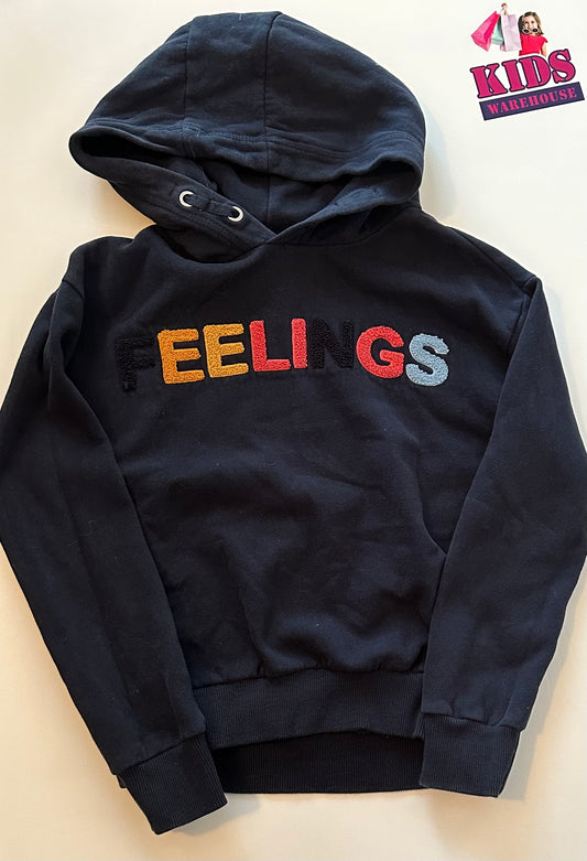Name It “Feelings” Navy Hoodie Size 11-12Y