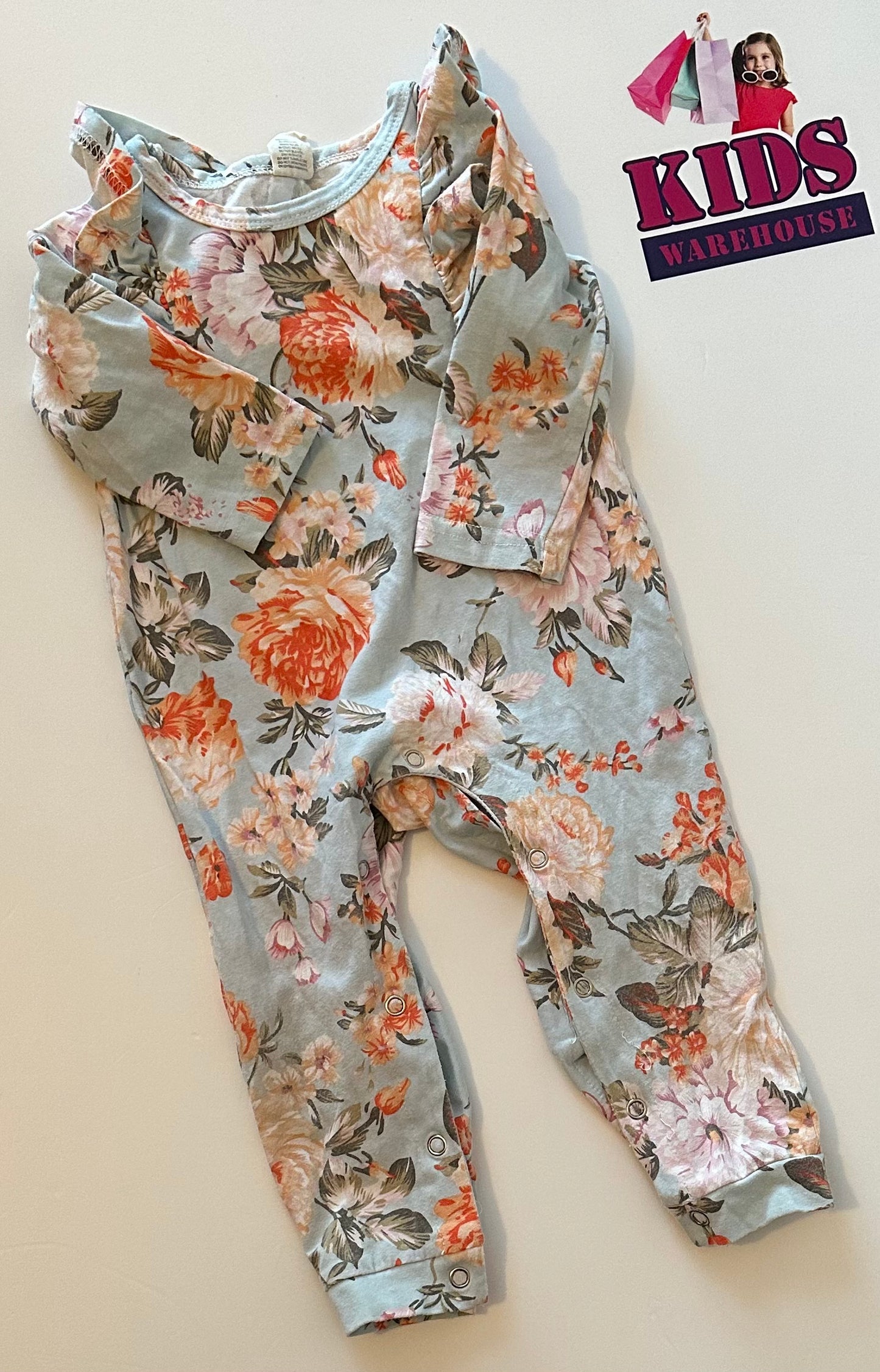 With Love For Kids Floral Jumpsuit Size 0