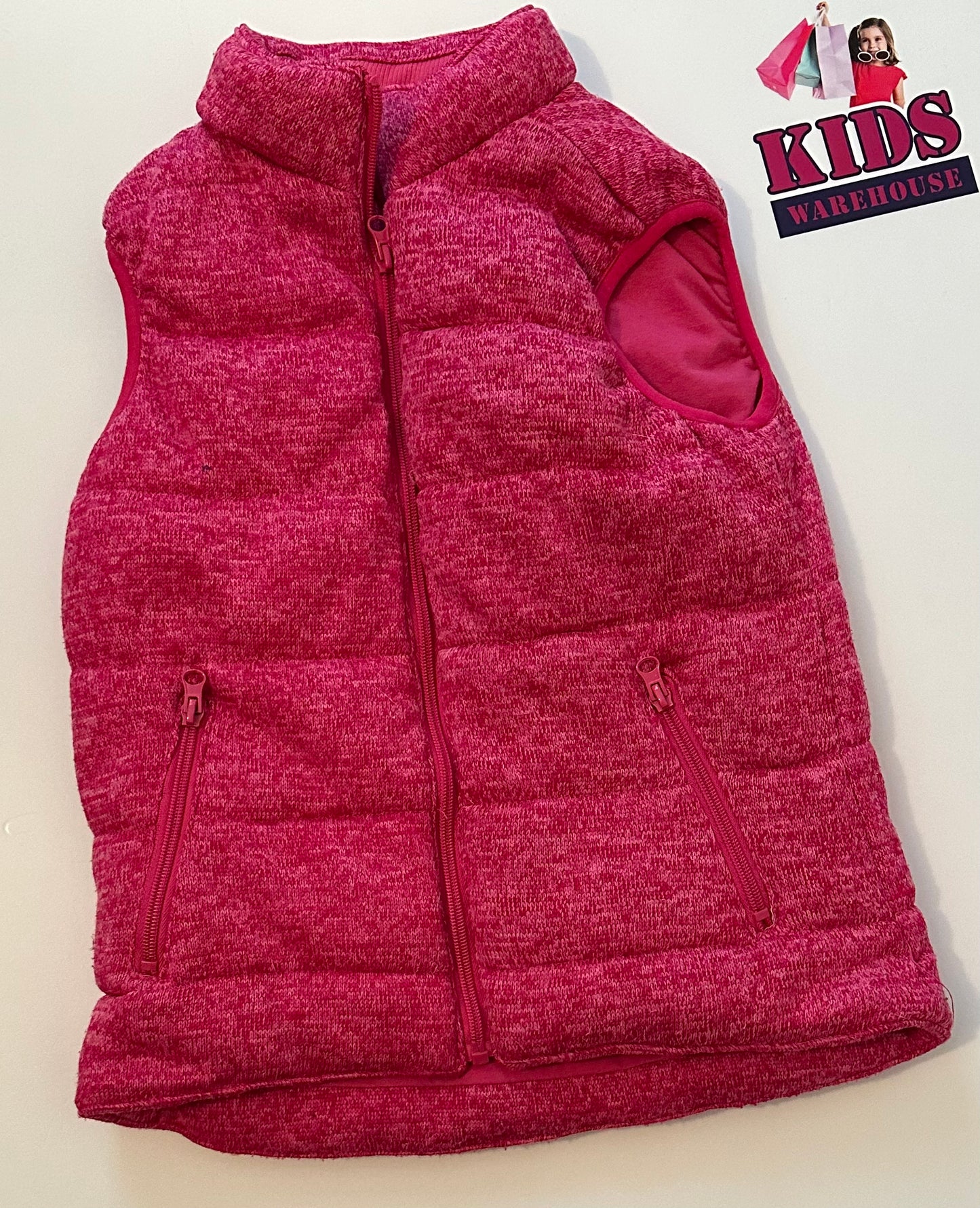 Lily & Dan Pink Thick Vest Size 8