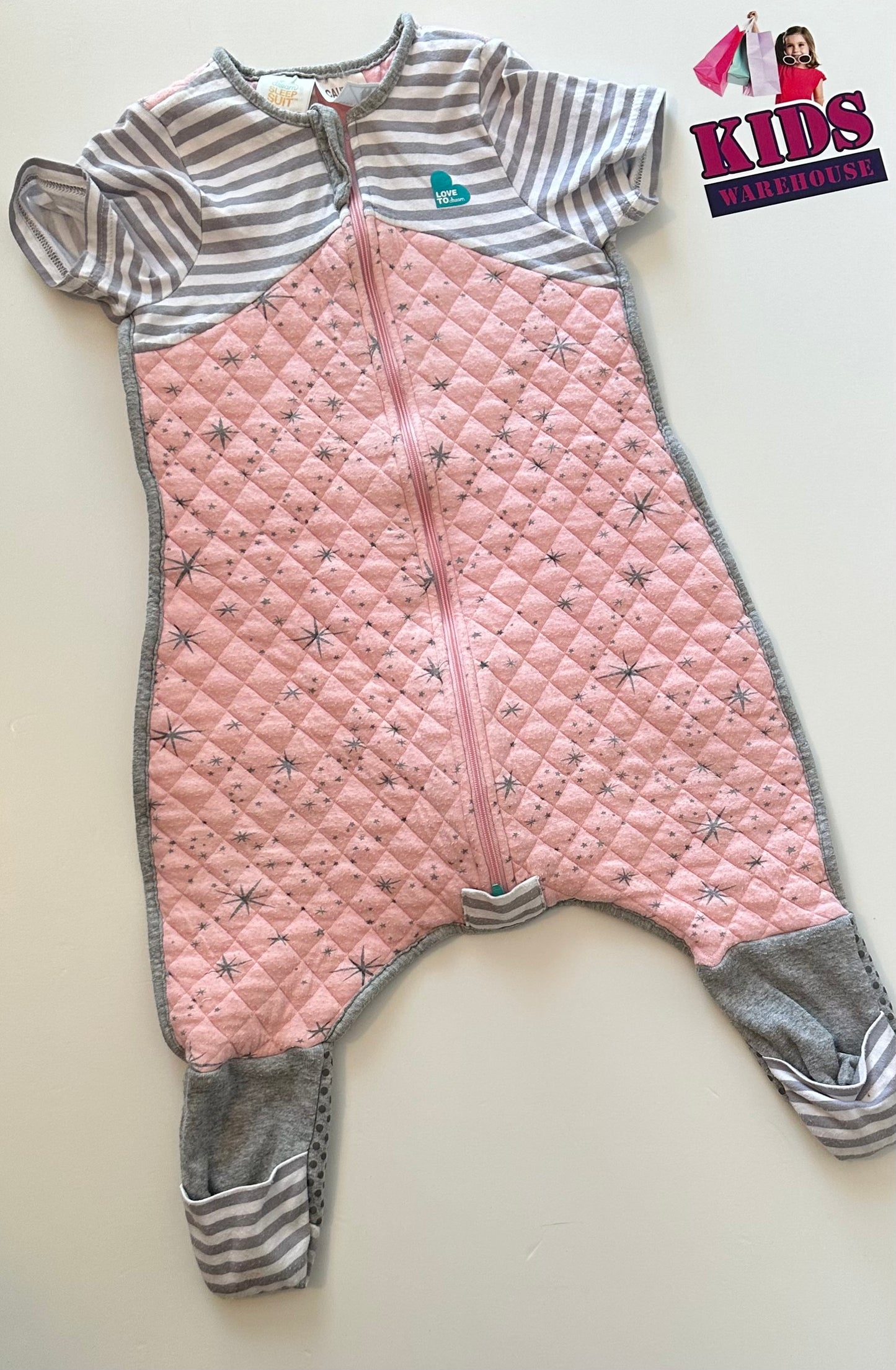 Love to Dream Pink Sleep Suit Size 1 Tog 1