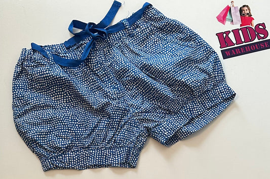 Cotton On Blue Polkadot Shorts with Belt Size 8