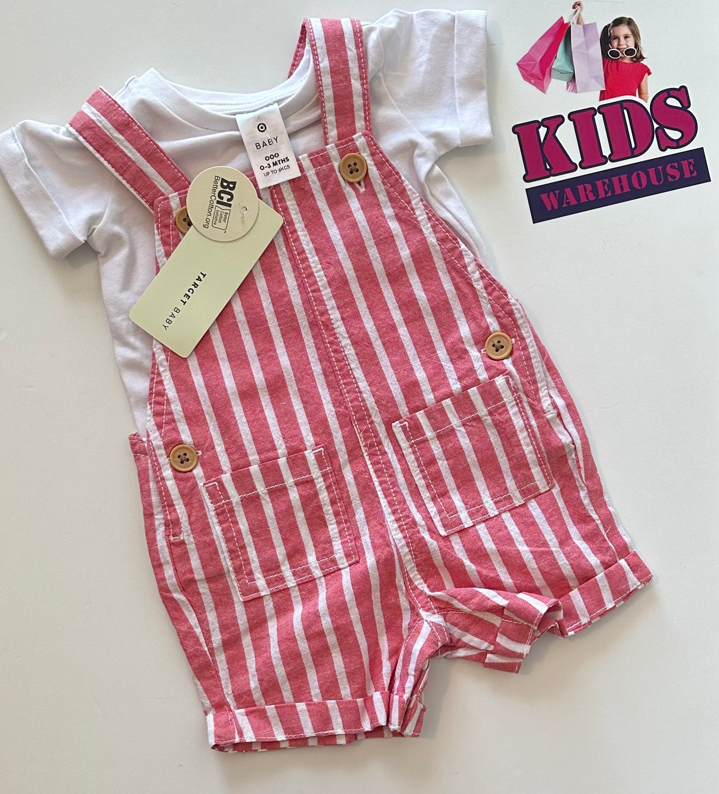 New Target 2 Piece Overall Set Size 000