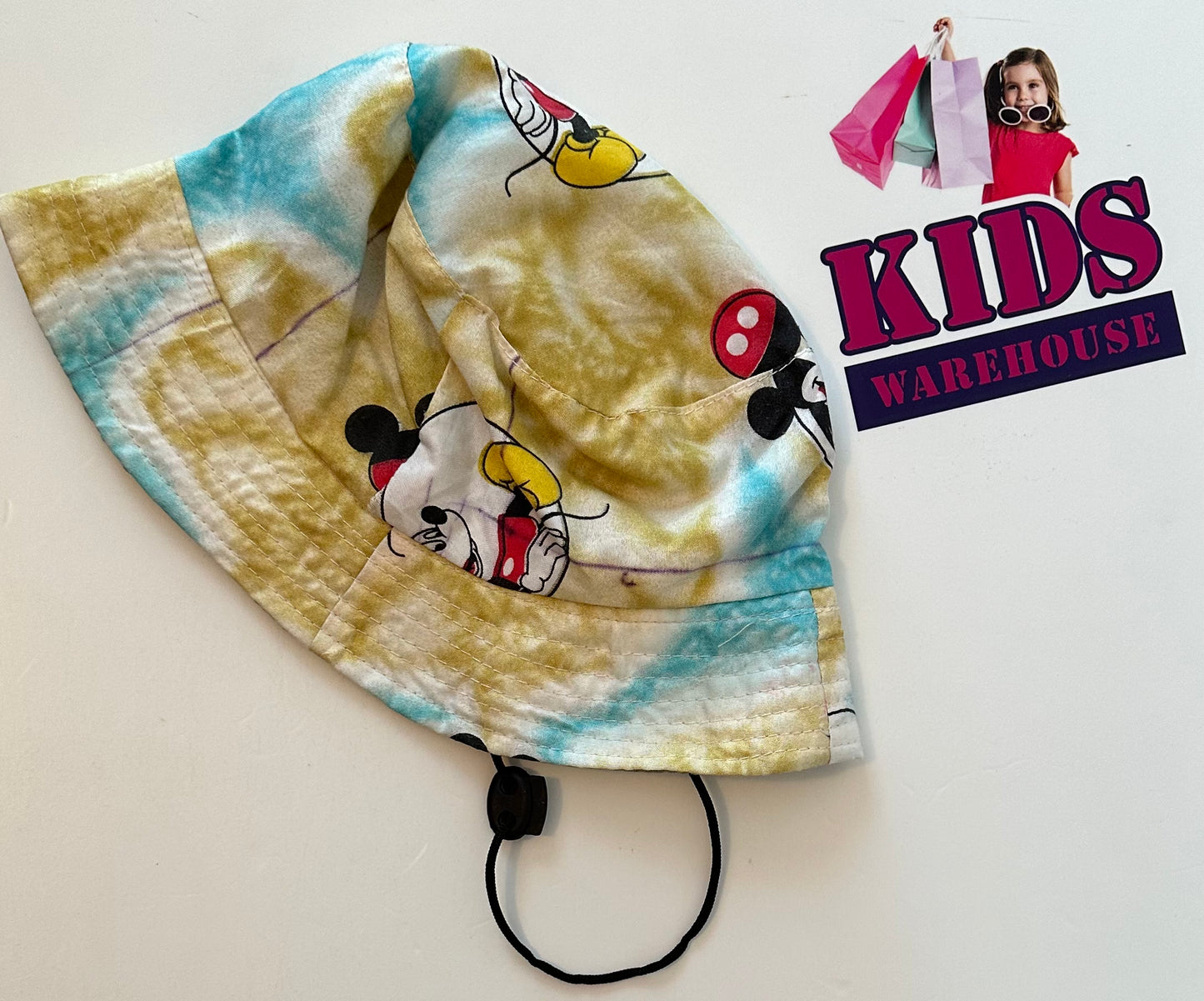 Mickey Mouse Bucket Hat with Chin Strap Size Toddler