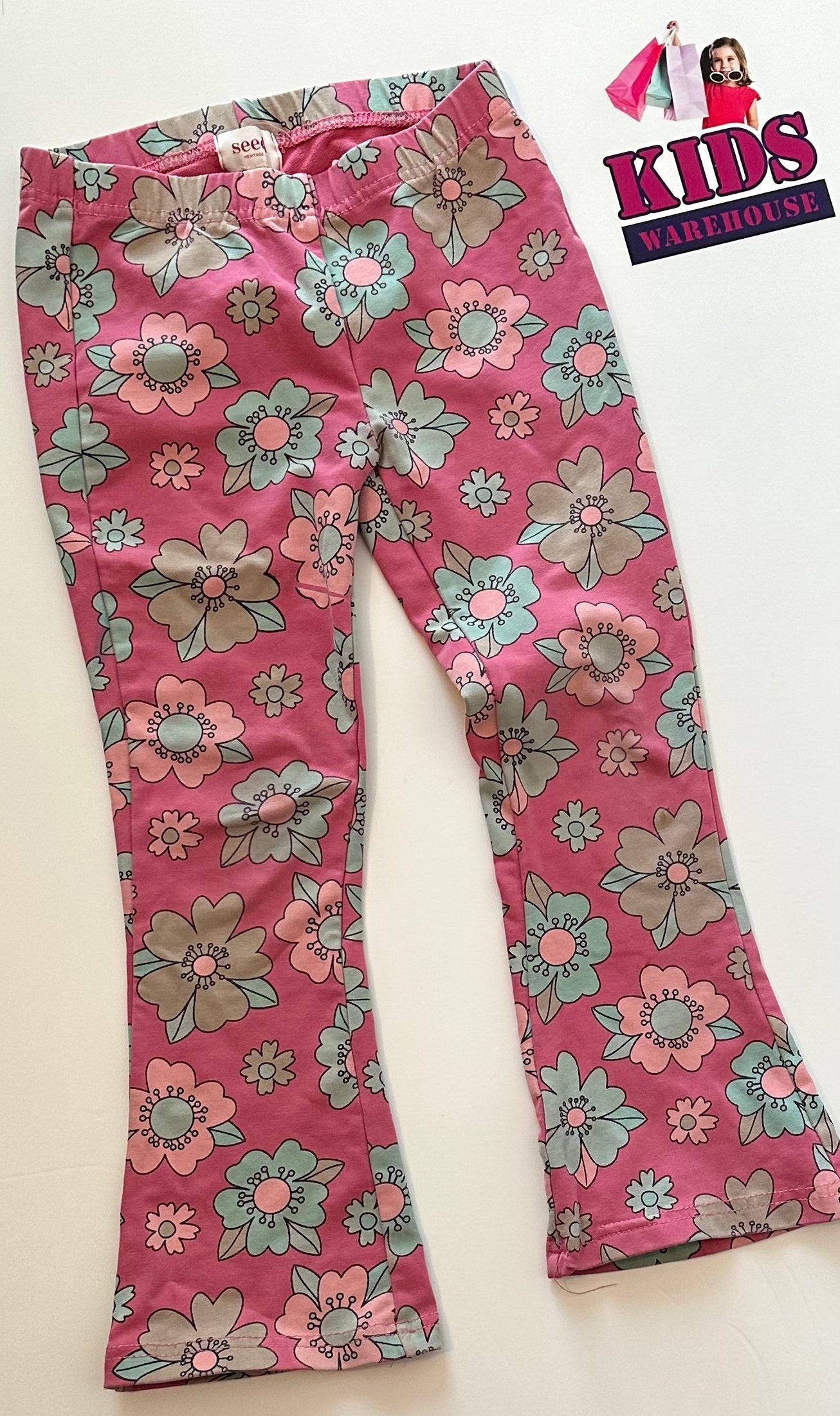 Seed Floral Pants Size 5