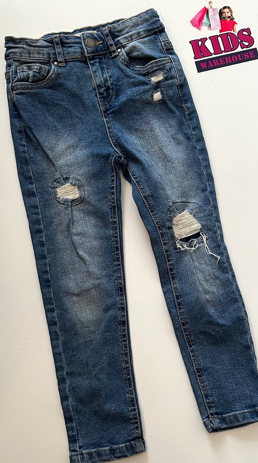 Cotton On Stretch Distressed Denim Size 5