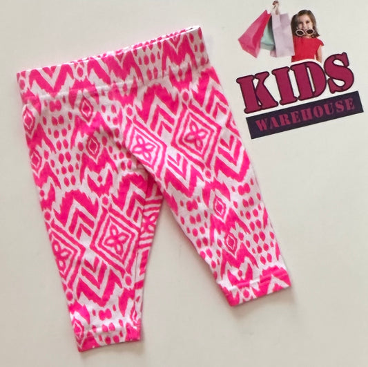 Pink & White Leggings Size 0000