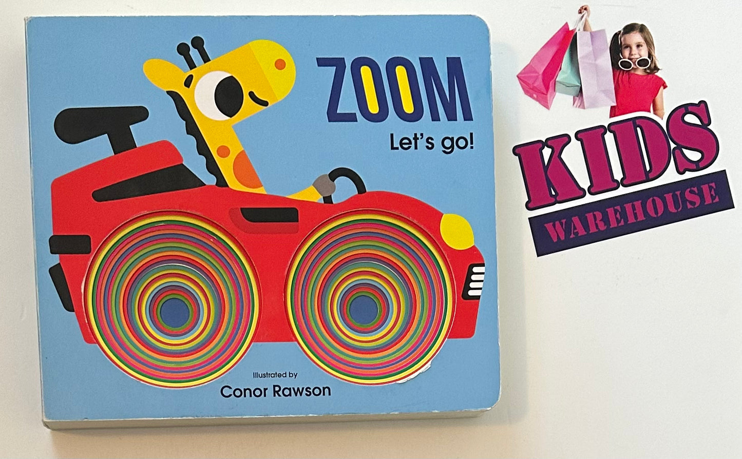 Zoom Let’s Go! Board Book - Conor Rawson