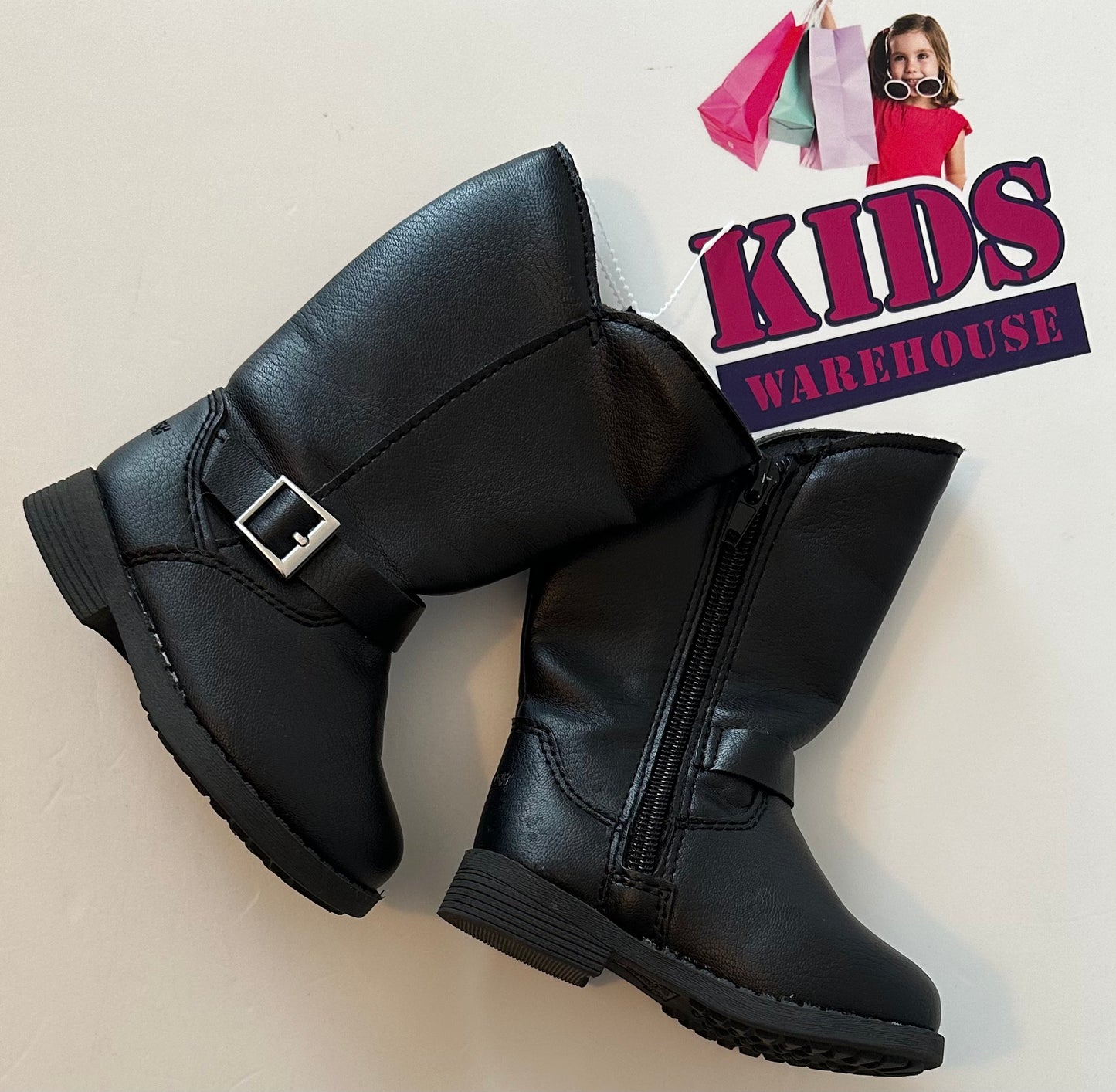 Osh Kosh Black Boots Size US 4 Toddler