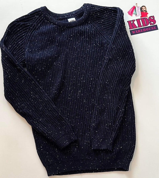 Navy Blue Knit Jumper Size 10