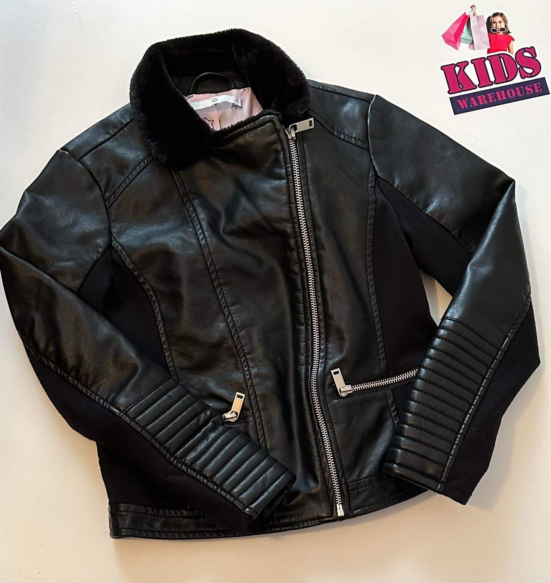 Target girls outlet leather jacket