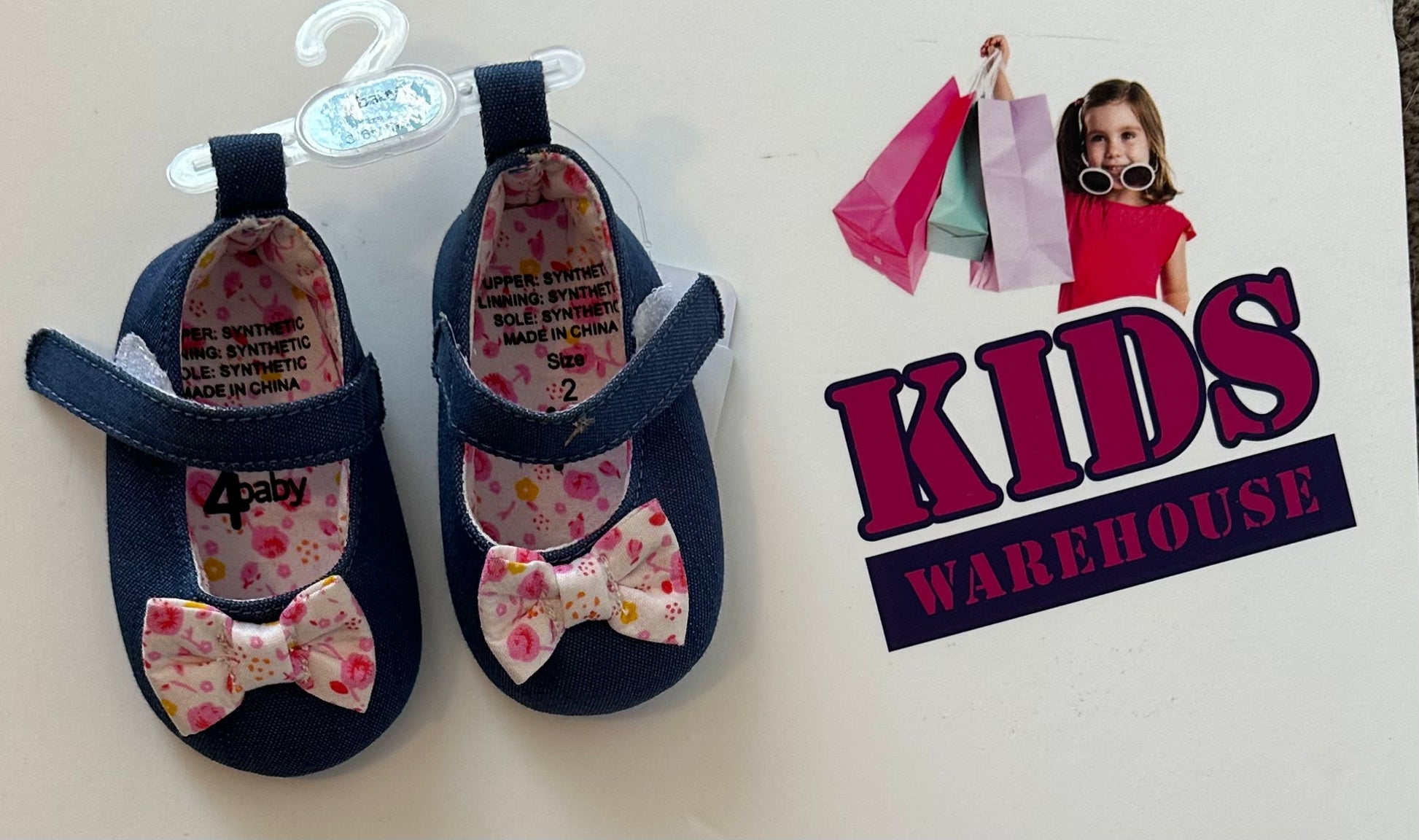 Baby girl 2025 denim shoes