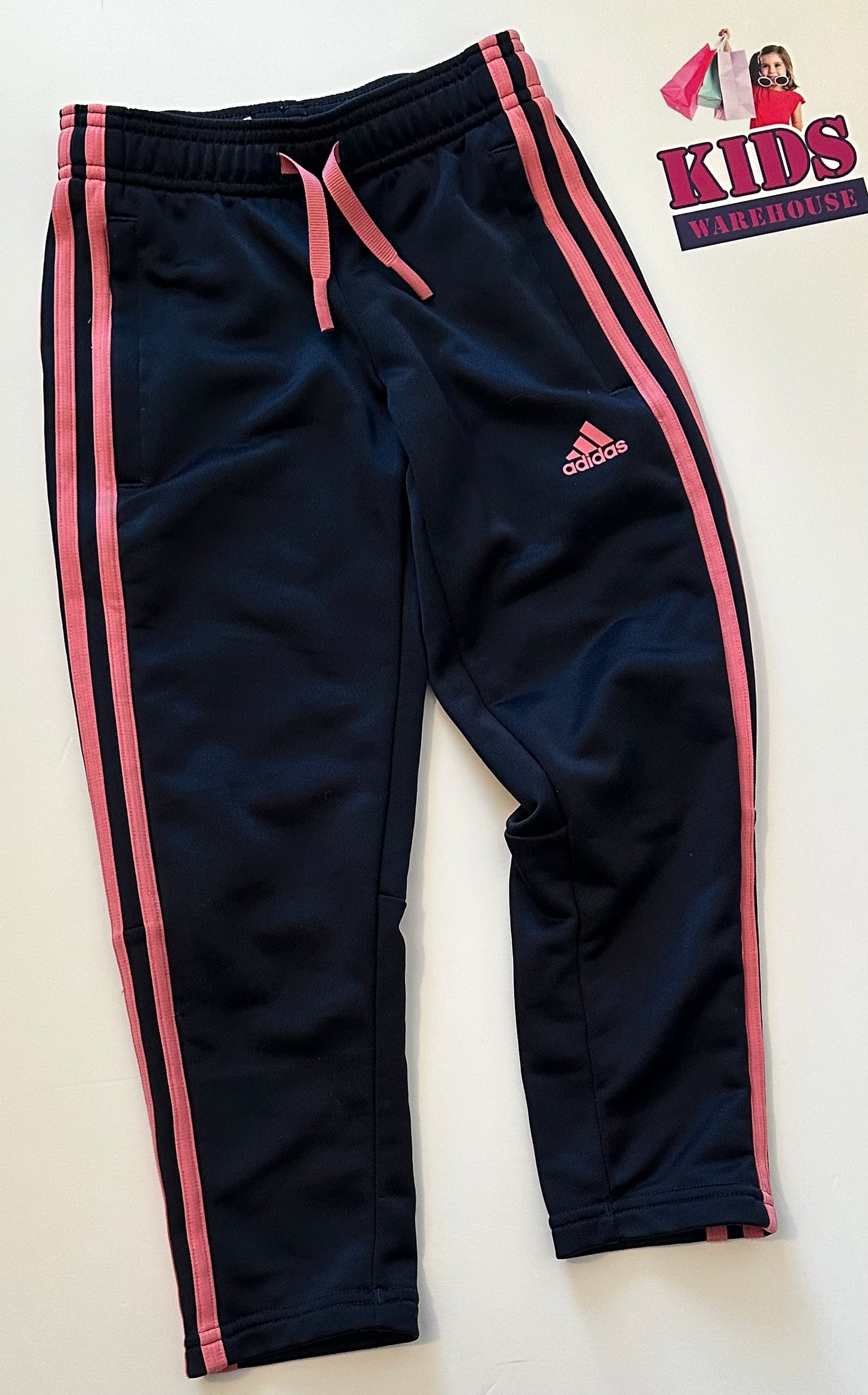 Adidas Pink & Navy Trackpants Size 5