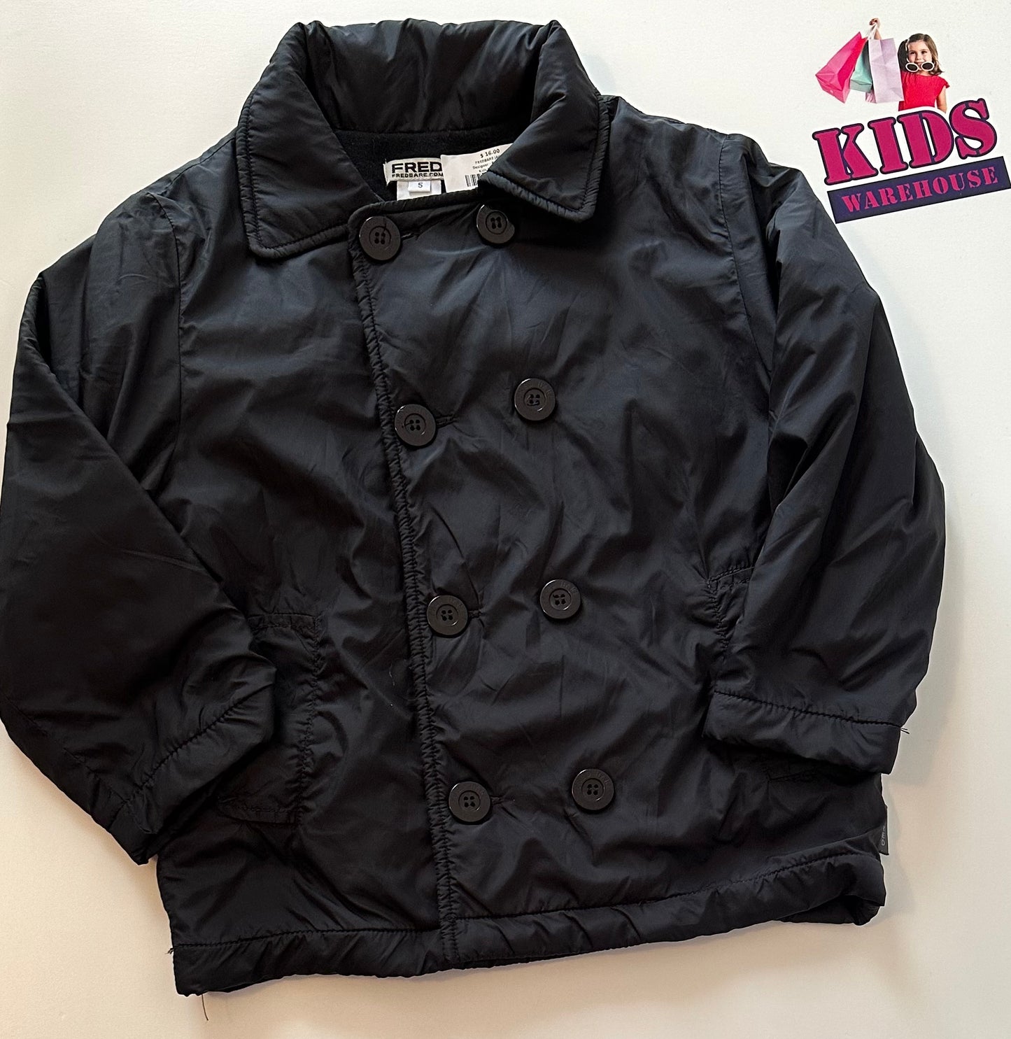 Fred Bare Thick Black Jacket Size 5