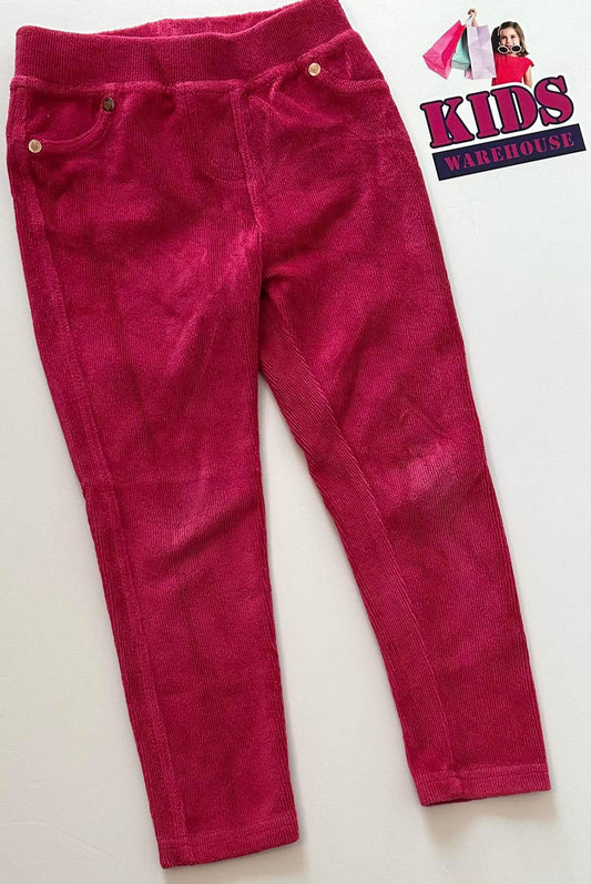 Milkshake Pink Cord Leggings size 4