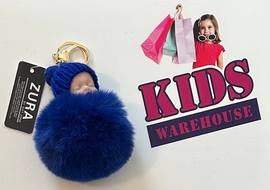 New Blue Baby Keyring