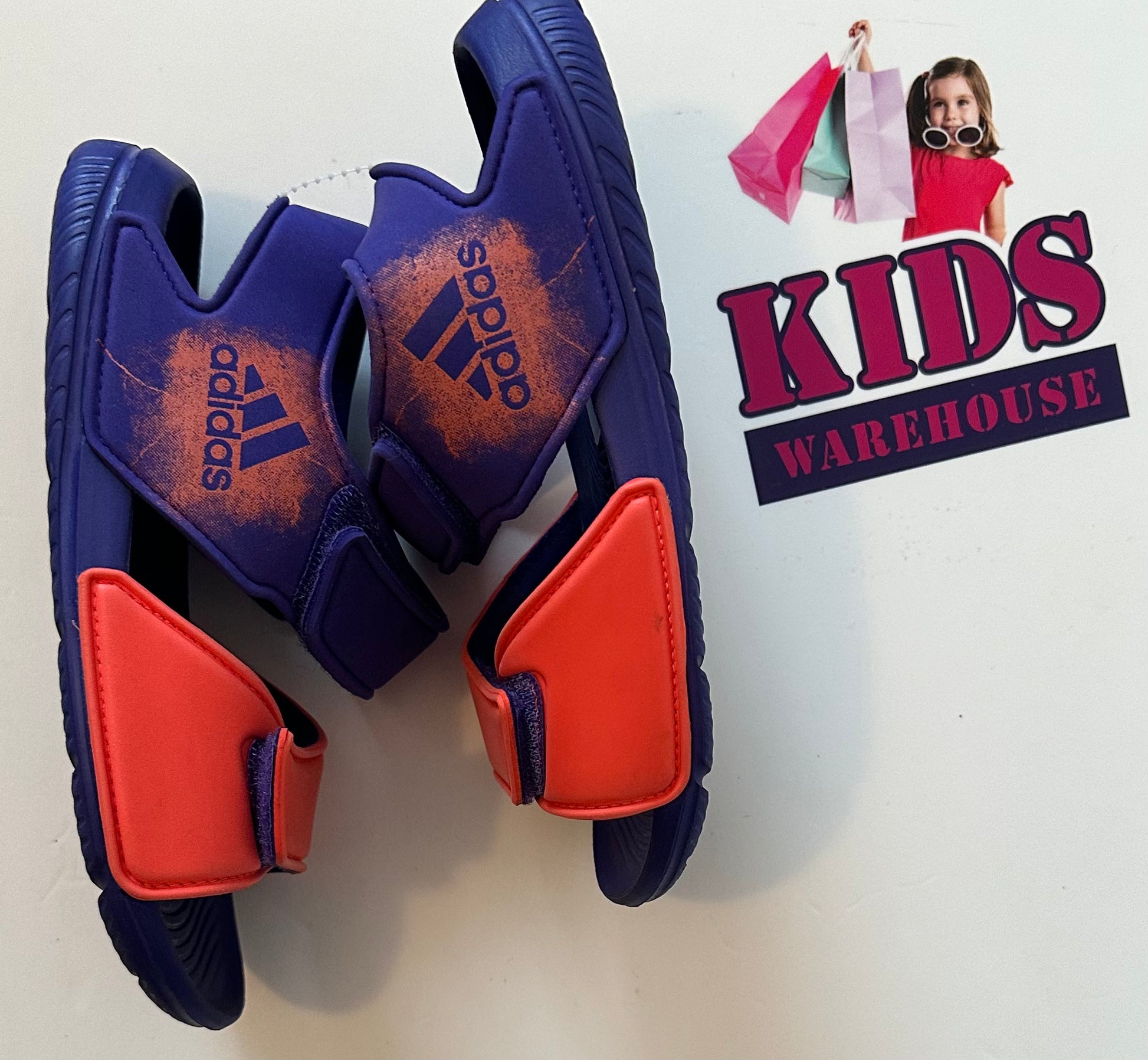 Adidas Blue Sandals Size 1 Child – Kids Warehouse AU