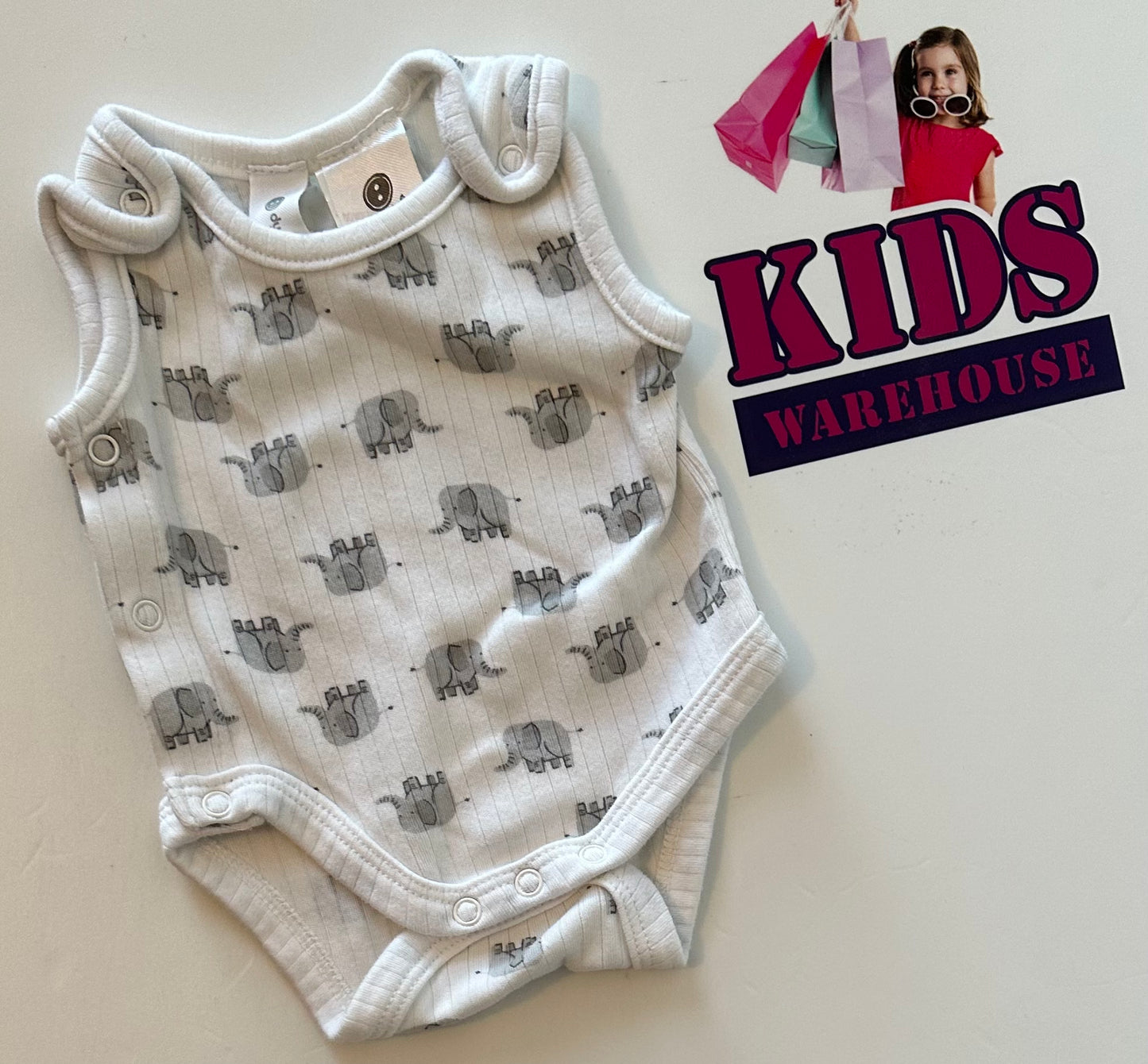 Elephant Premature Bodysuit Size 00000