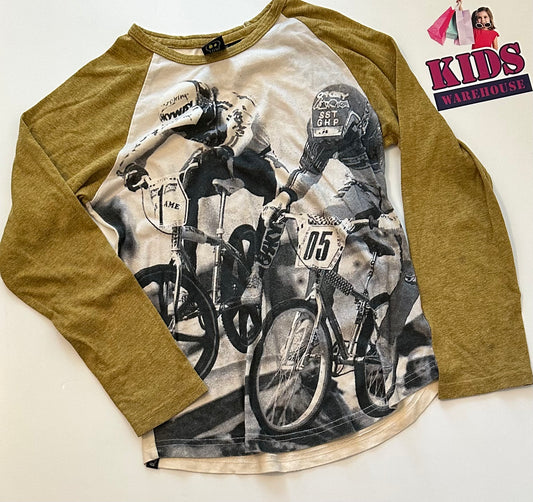 Alphabet Soup Bike Theme Top Size 7