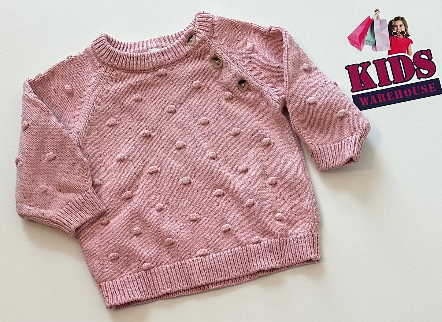 Pink Knit Jumper Size 0