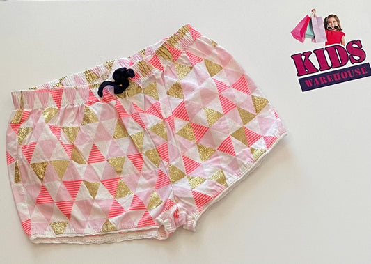 Cotton On Gold Glitter Pj Shorts Size 7
