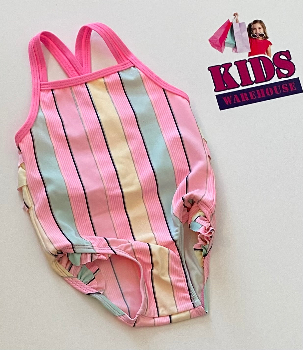 Kids & Co Striped Bathers Size 0