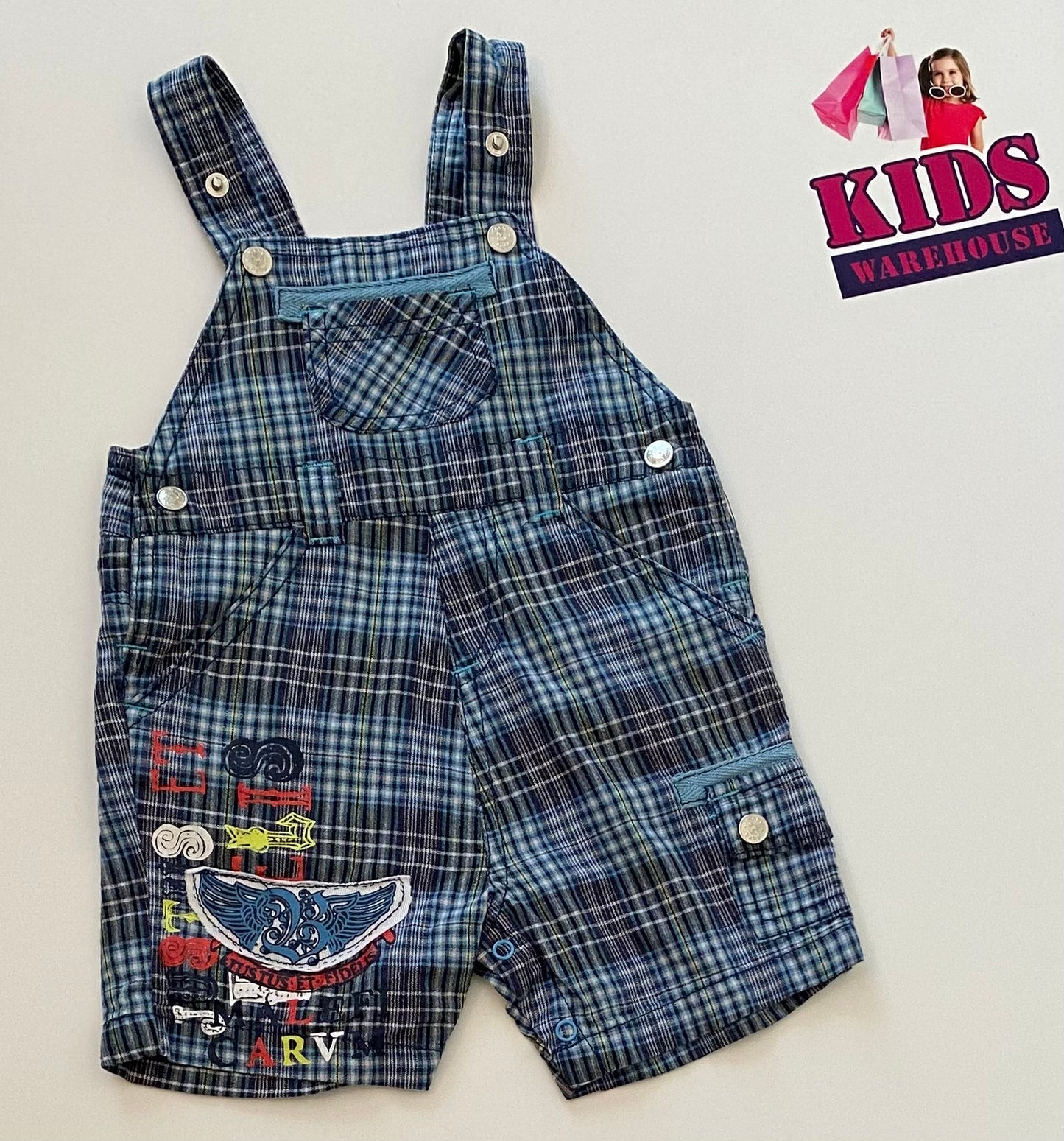 Baby Baby Checked Overalls Size 00