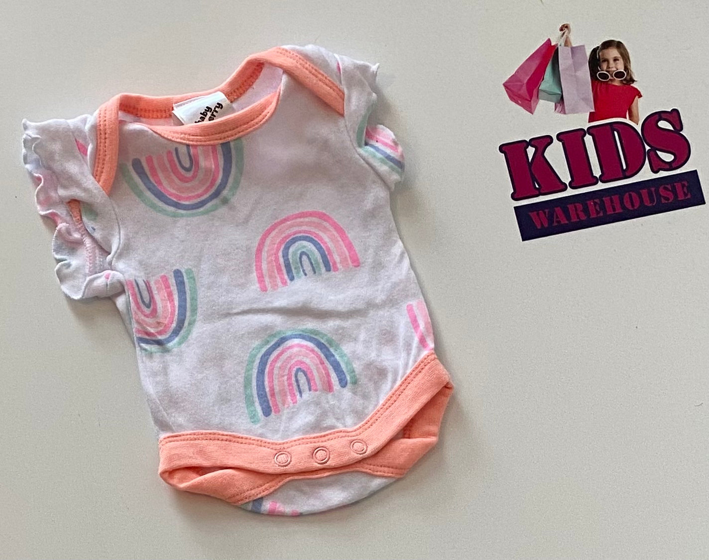 Baby Berry Rainbow Bodysuit Size 00000 Kids Warehouse AU