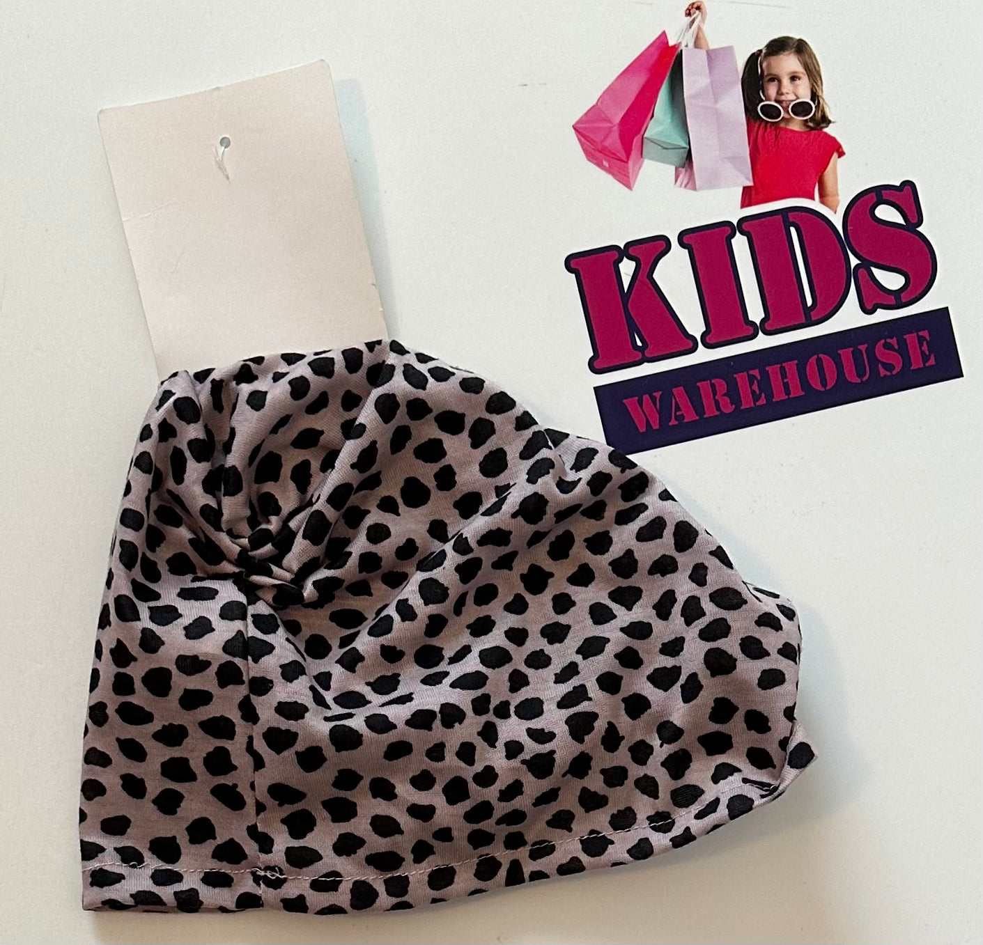 New Mini + Me Leopard Beanie Size 0-36mths