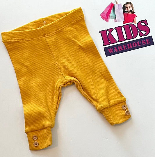 Kidding Around Mustard Leggings Size 000