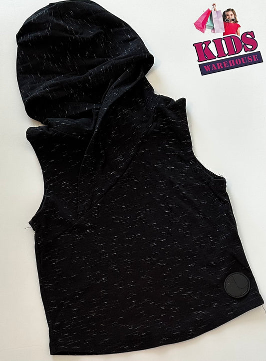 Krome Black Hoodie Top Size 4