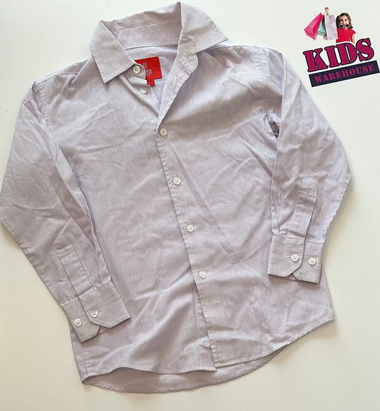 Fred Bracks Lilac Striped Shirt Size 5