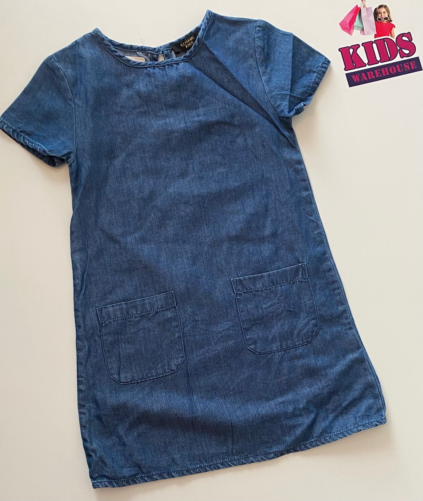 Cosmic Kids Soft Denim Dress Size 4