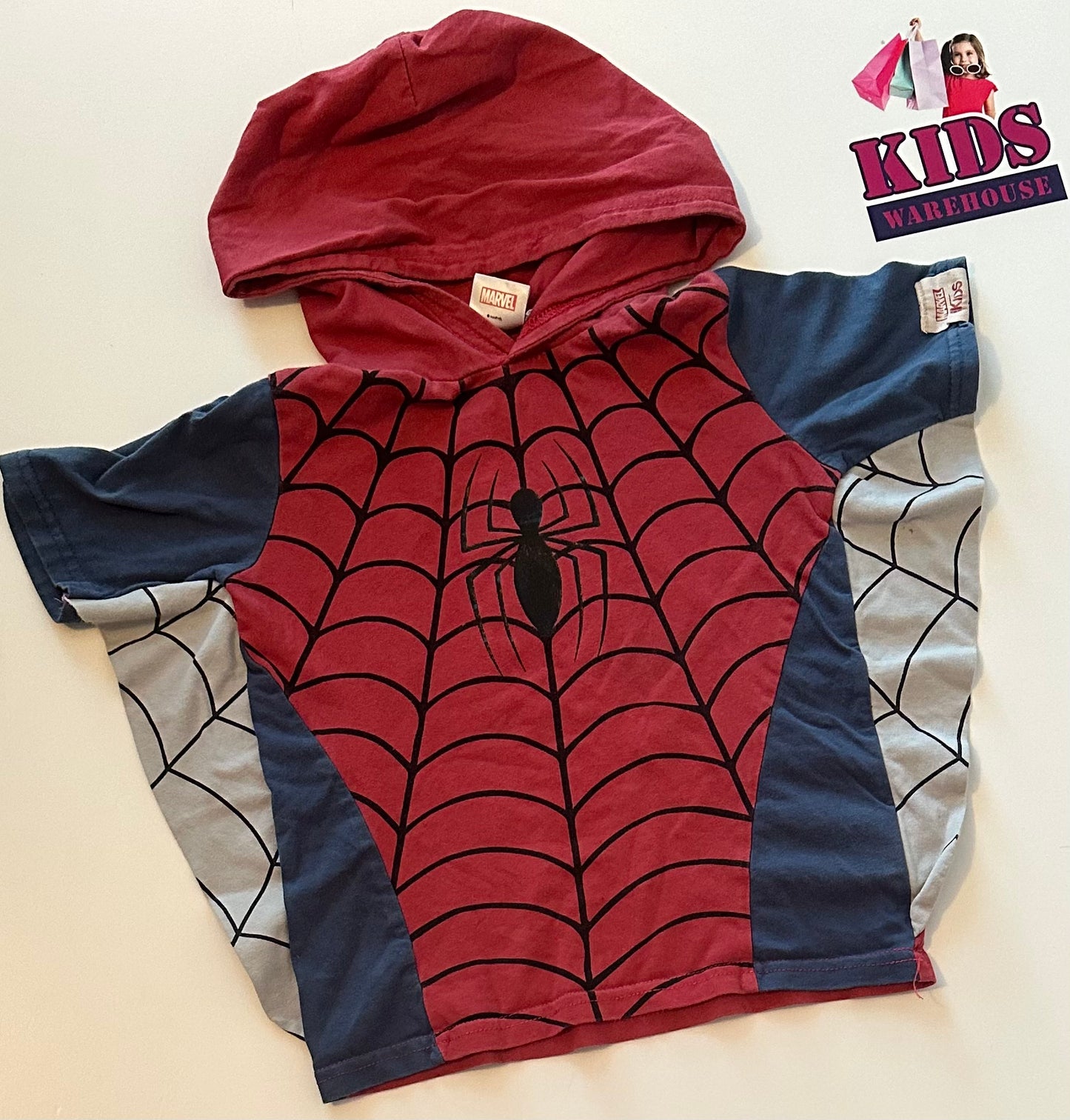 Marvel Spider-Man Winged Top Size 4