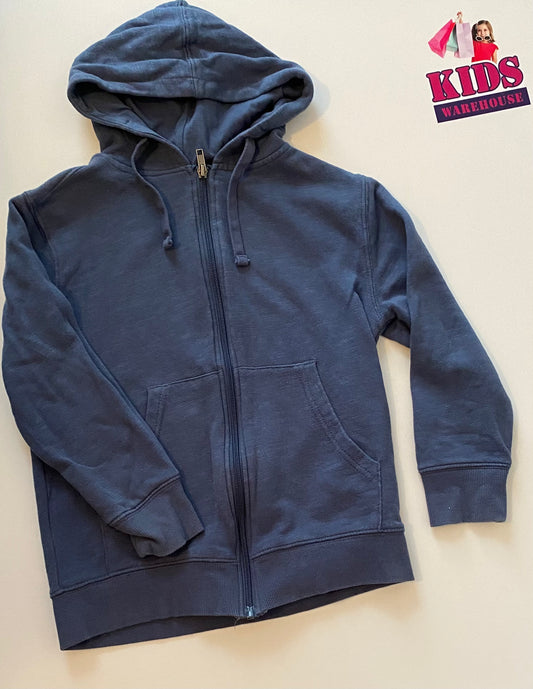 Blue Zipped Hoodie Size 8