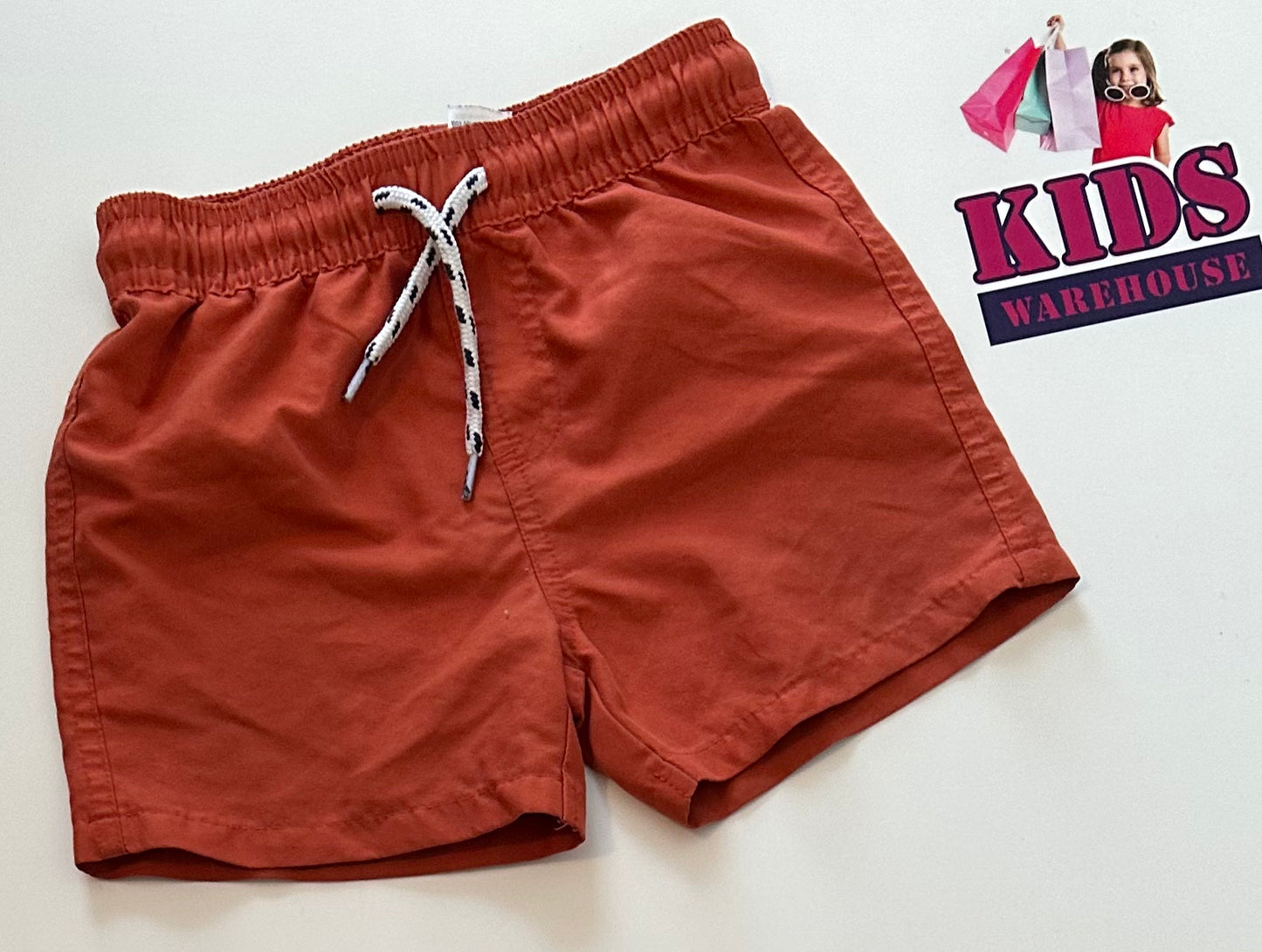Sun Orange Shorts Size 3 Kids Warehouse AU